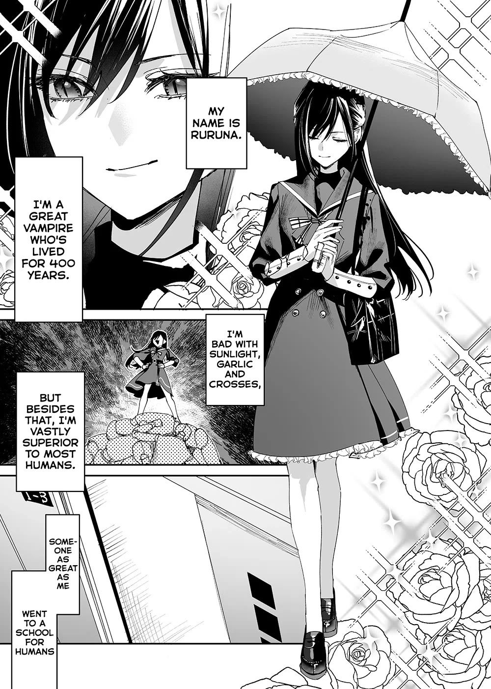 Girls x Vampire chapter 3 page 1