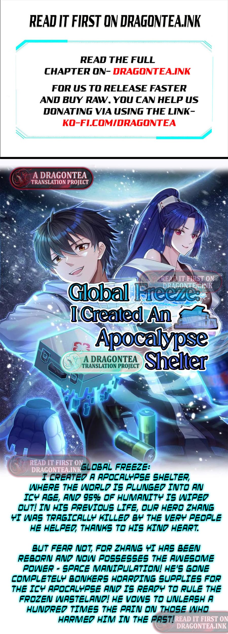 Global Freeze: I Created An Apocalypse Shelter chapter 0 page 2