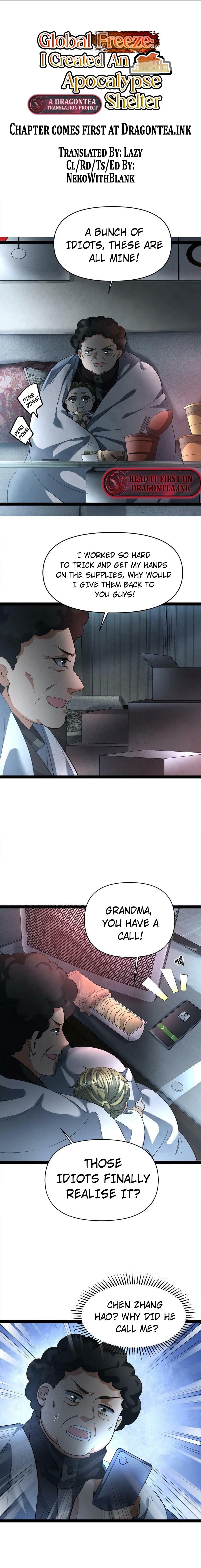 Global Freeze: I Created An Apocalypse Shelter chapter 20 page 3
