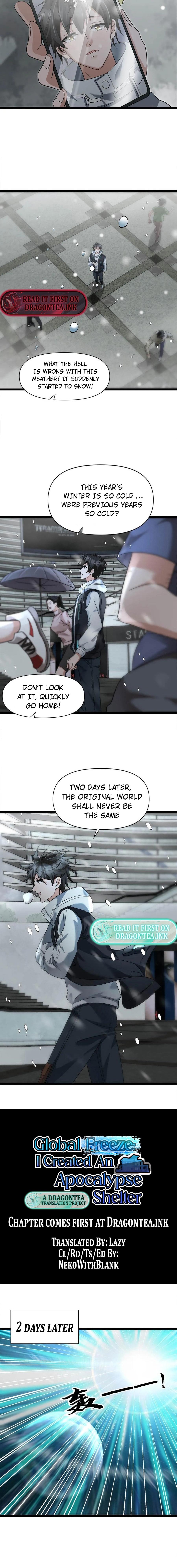 Global Freeze: I Created An Apocalypse Shelter chapter 8 page 4