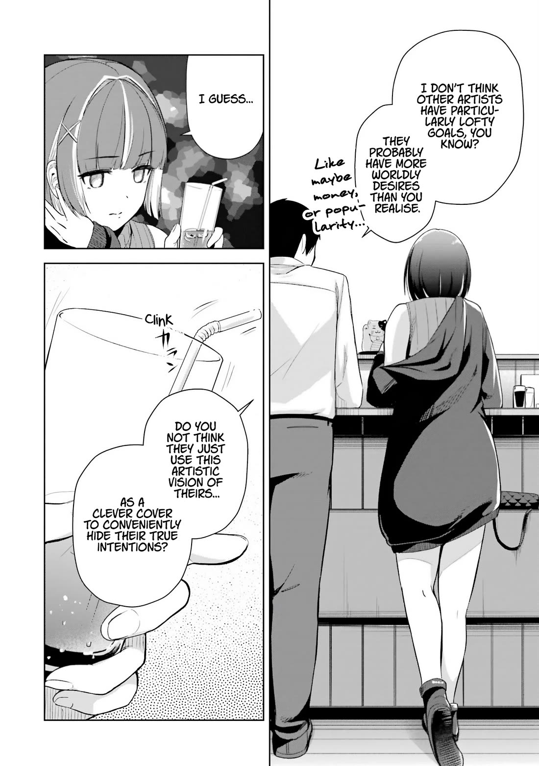 Gloomy Neighbor at the Standing Bar chapter 1 page 38