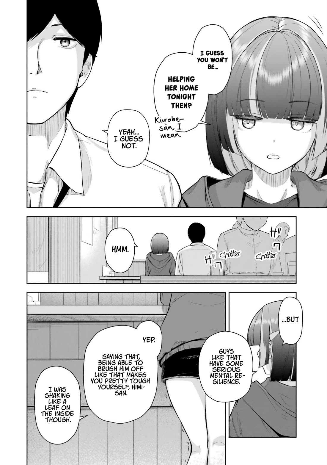 Gloomy Neighbor at the Standing Bar chapter 7 page 4