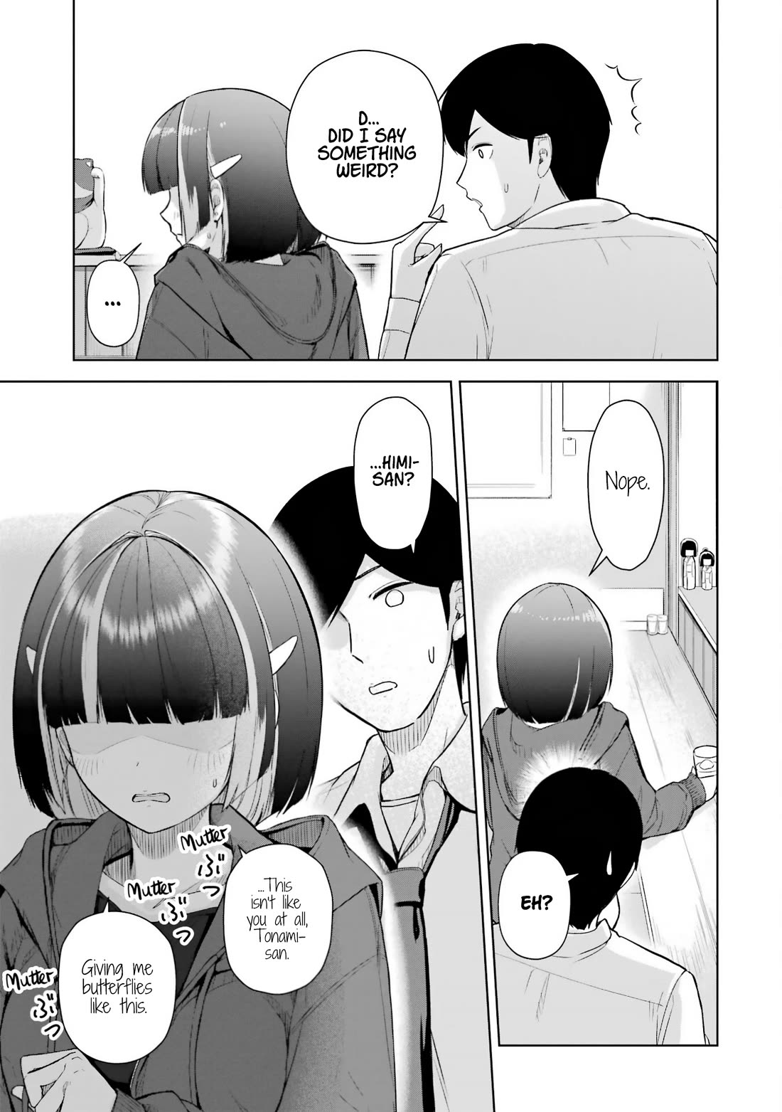 Gloomy Neighbor at the Standing Bar chapter 7 page 7