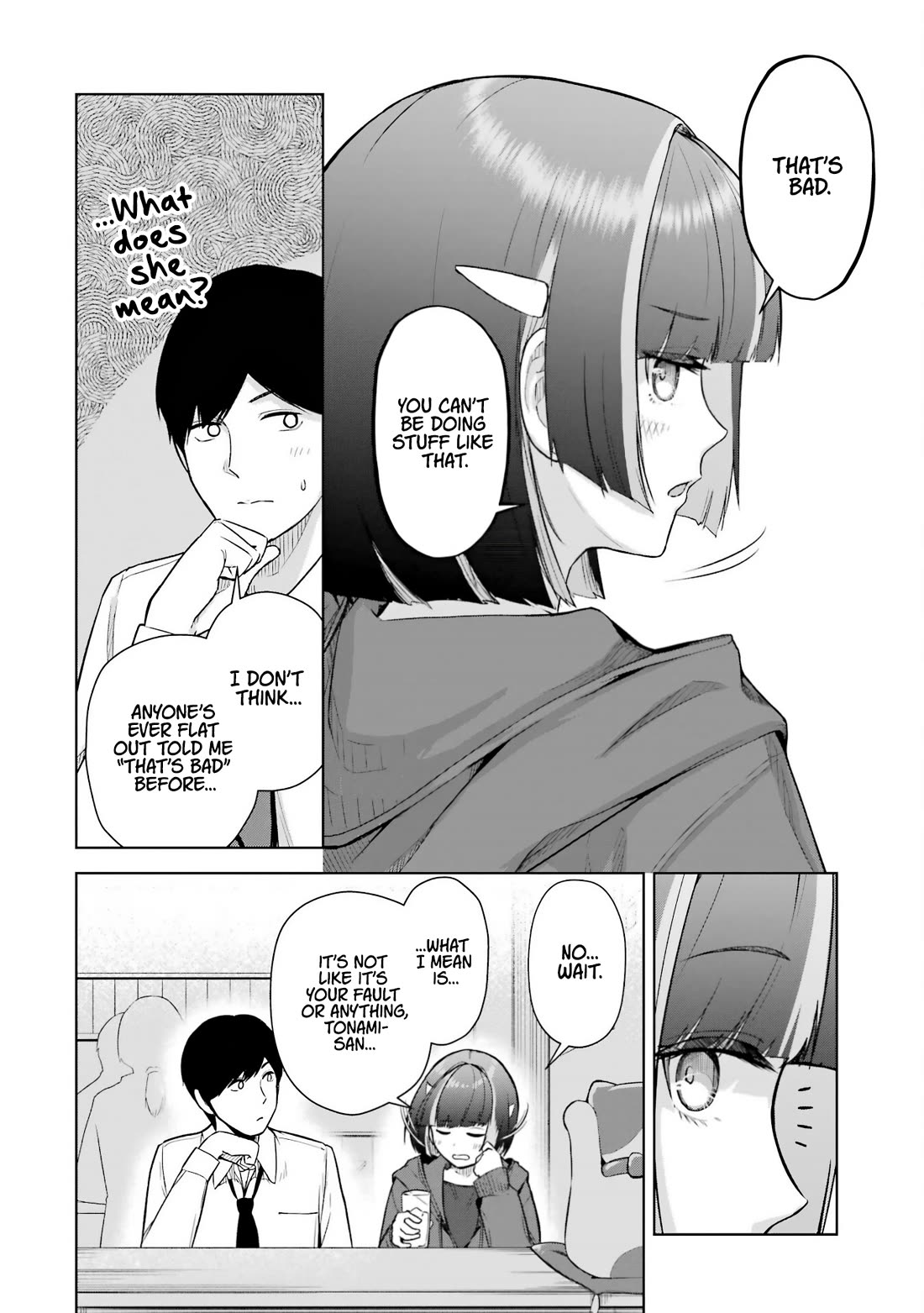 Gloomy Neighbor at the Standing Bar chapter 7 page 8