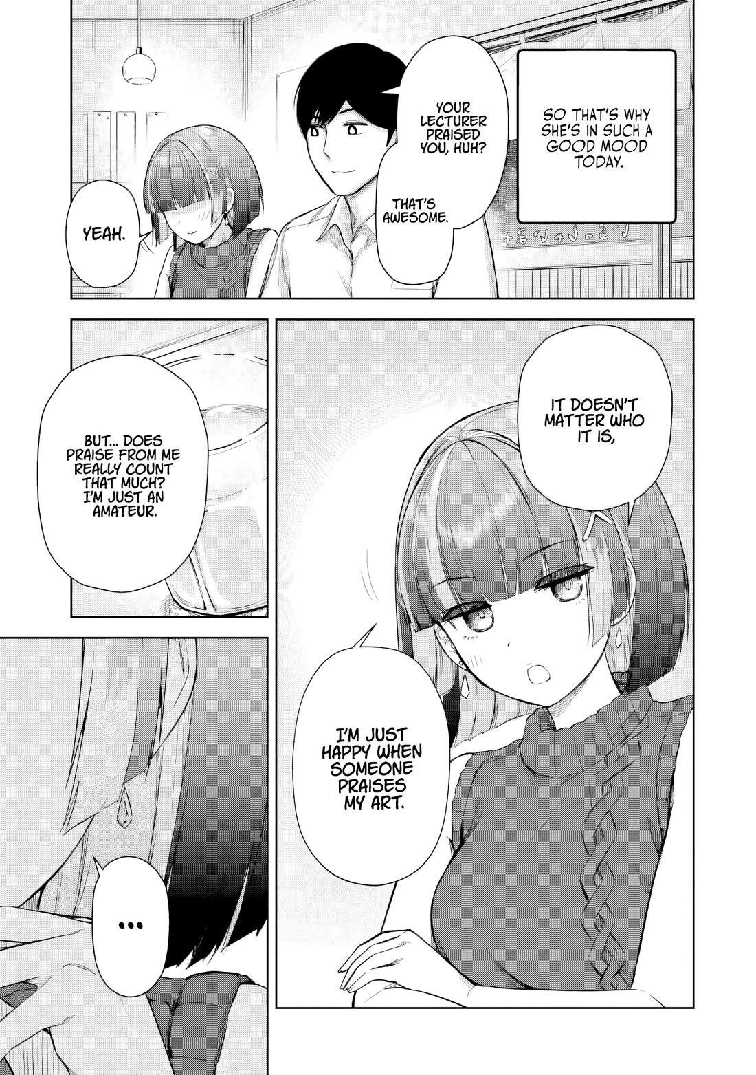 Gloomy Neighbor at the Standing Bar chapter 9 page 17