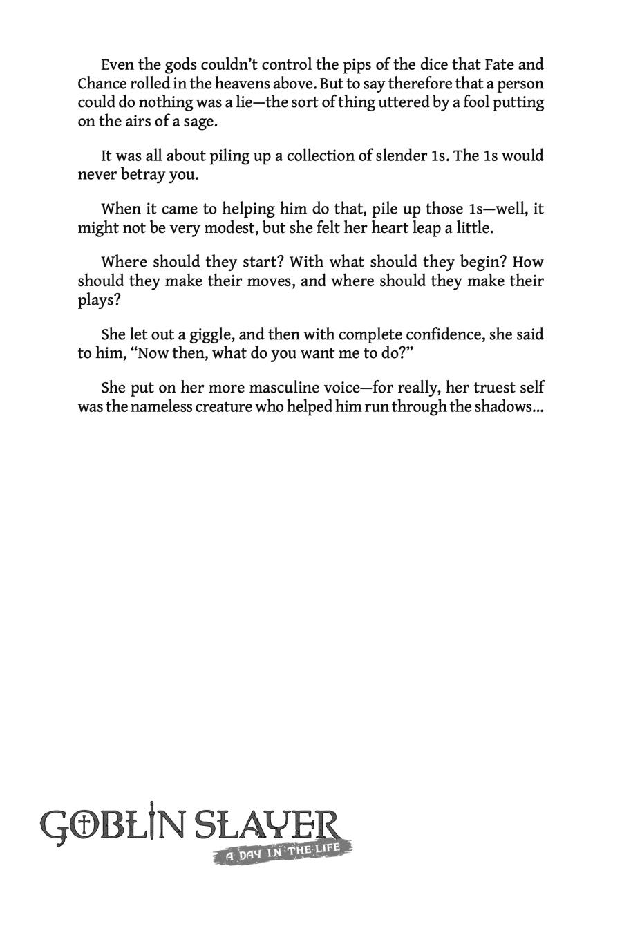 Goblin Slayer! A Day in the Life chapter 10.5 page 19