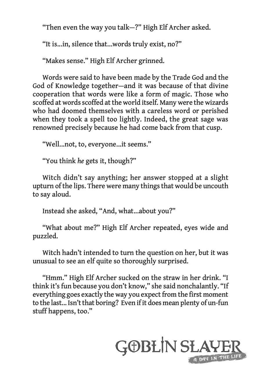 Goblin Slayer! A Day in the Life chapter 4.5 page 10