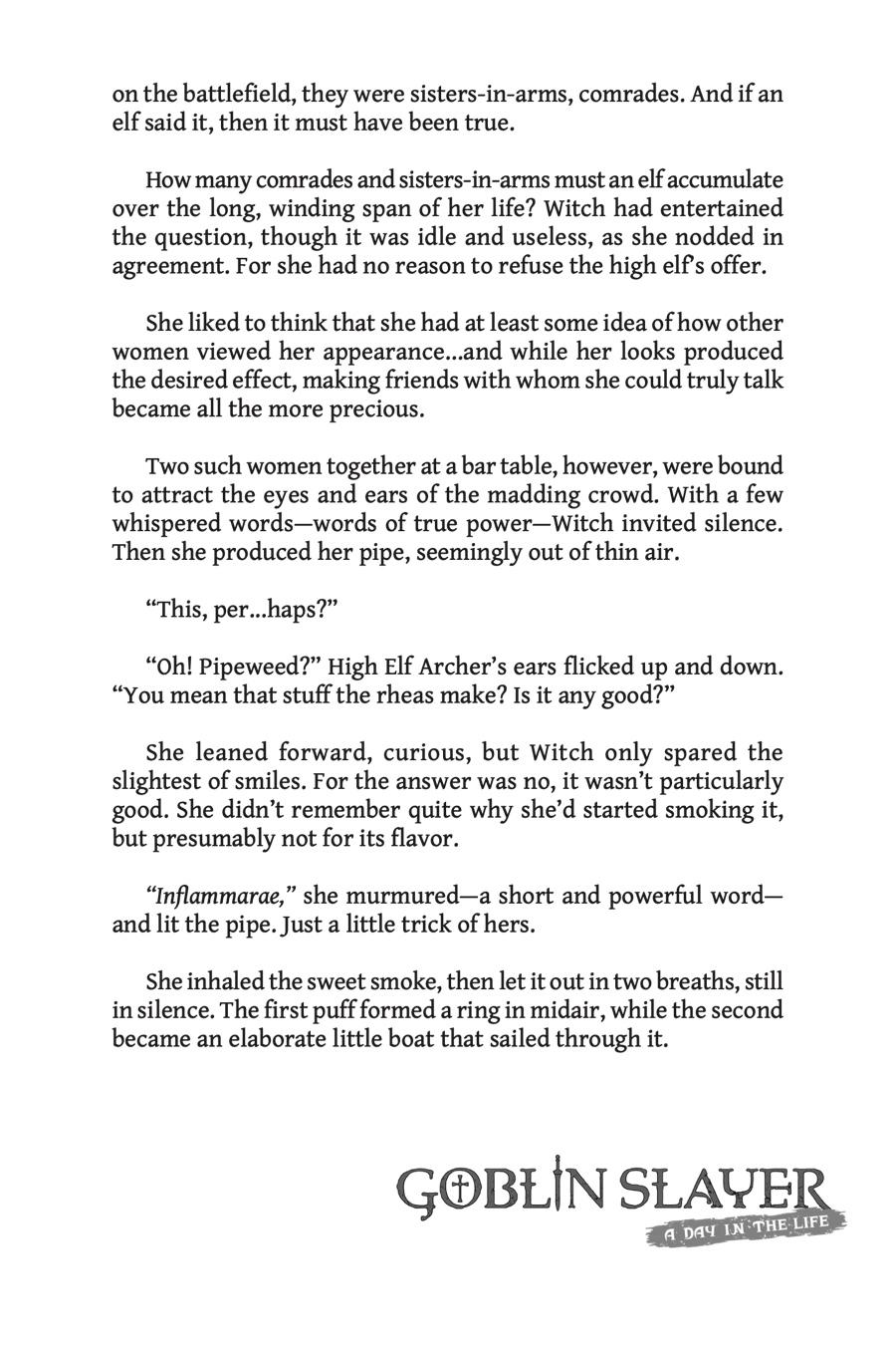 Goblin Slayer! A Day in the Life chapter 4.5 page 8