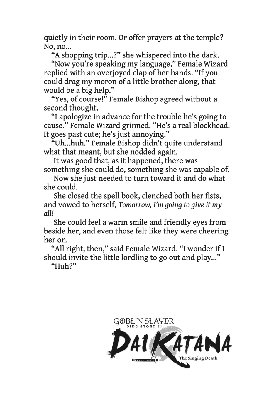 Goblin Slayer Gaiden 2: Tsubanari no Daikatana chapter 32.5 page 13