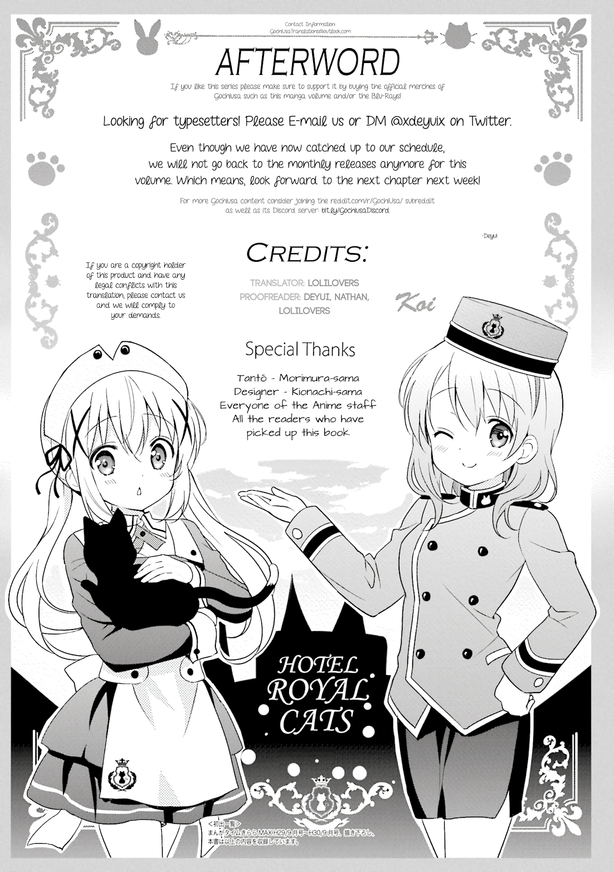 Gochuumon wa Usagi Desu ka? chapter 102 page 12