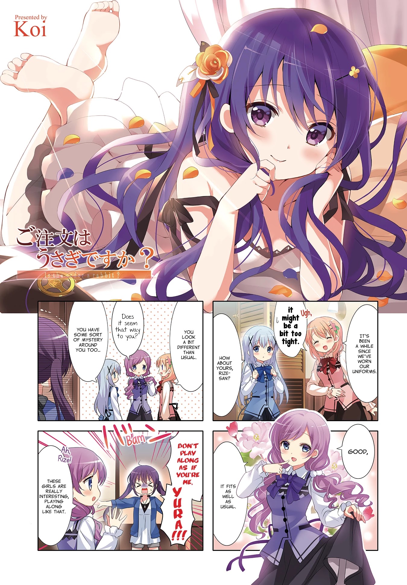 Gochuumon wa Usagi Desu ka? chapter 111 page 1