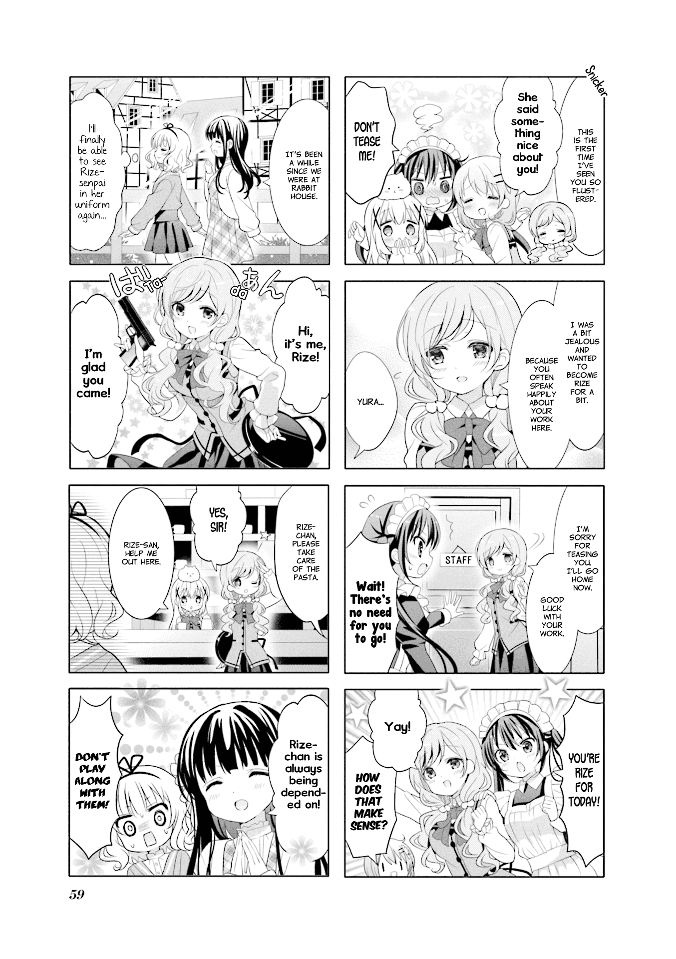 Gochuumon wa Usagi Desu ka? chapter 111 page 3
