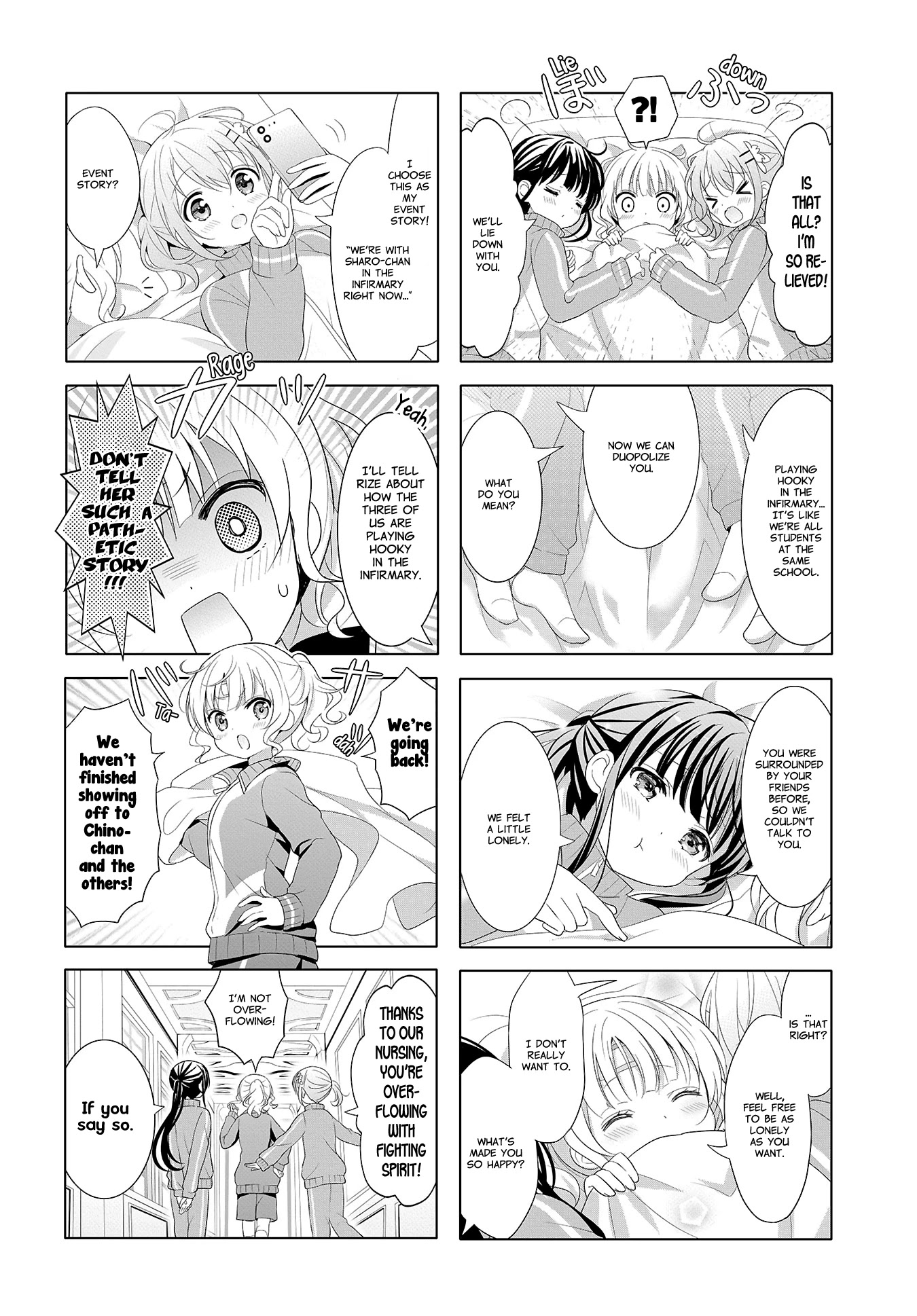 Gochuumon wa Usagi Desu ka? chapter 122 page 8