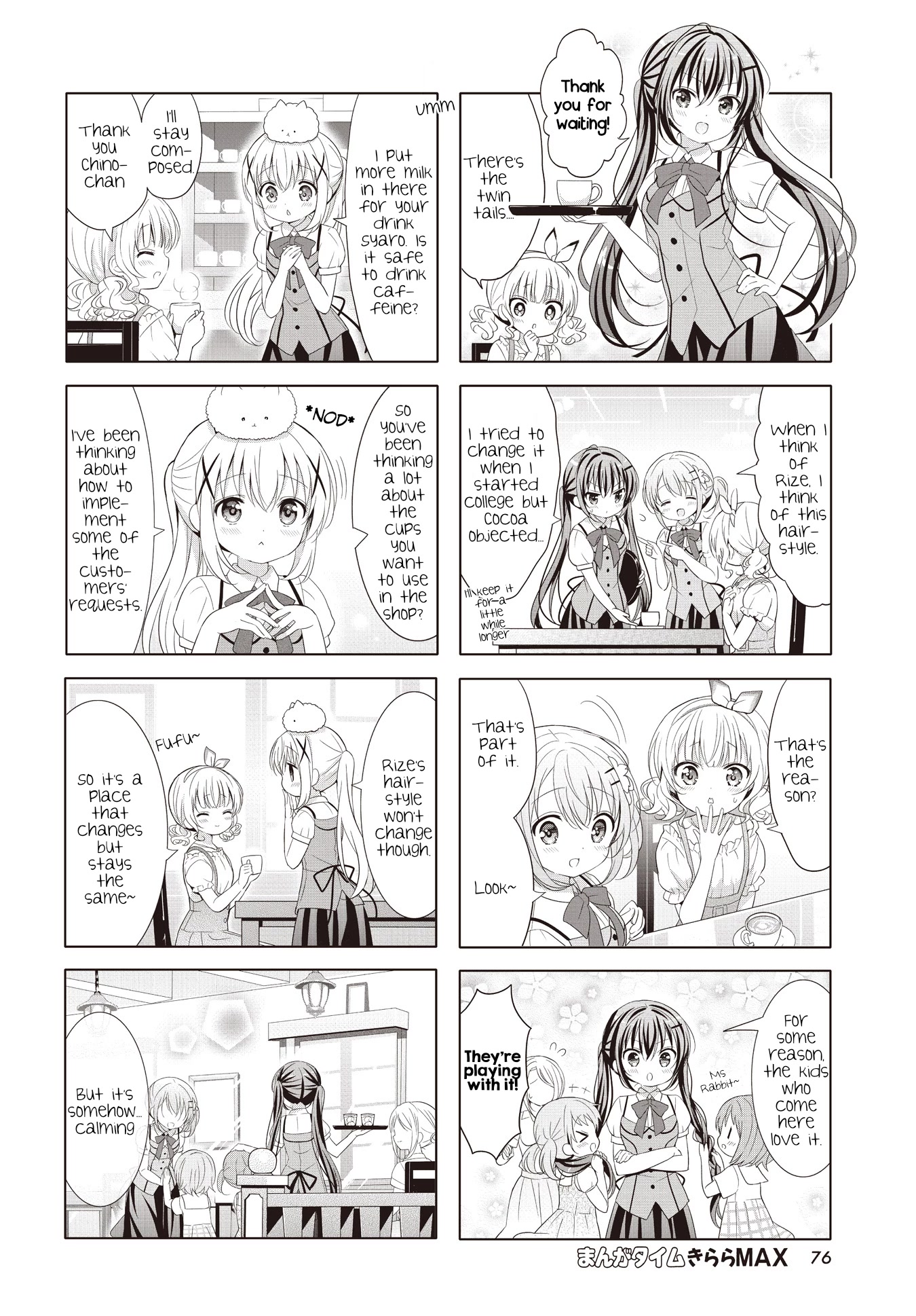 Gochuumon wa Usagi Desu ka? chapter 136 page 6