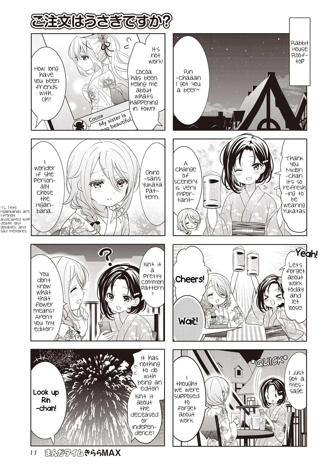 Gochuumon wa Usagi Desu ka? chapter 145 page 7