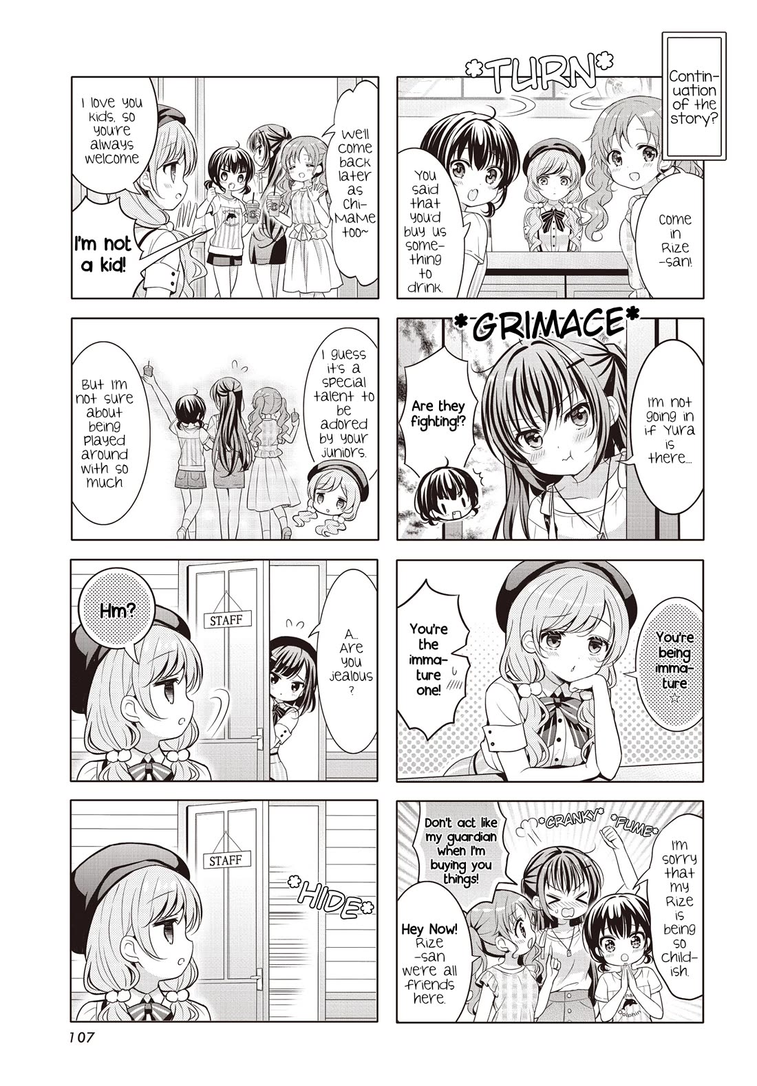 Gochuumon wa Usagi Desu ka? chapter 156 page 3