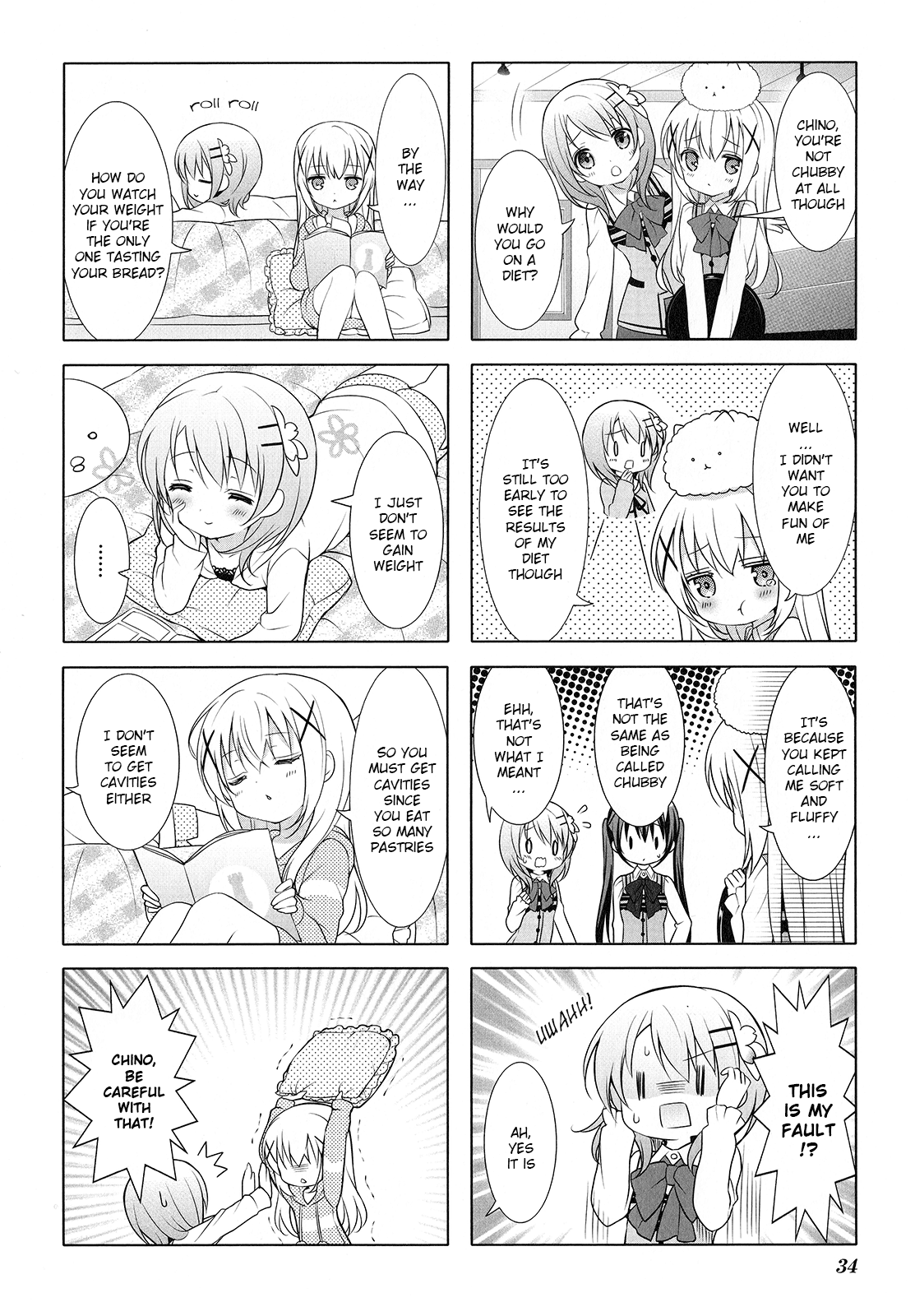 Gochuumon wa Usagi Desu ka? chapter 18 page 8