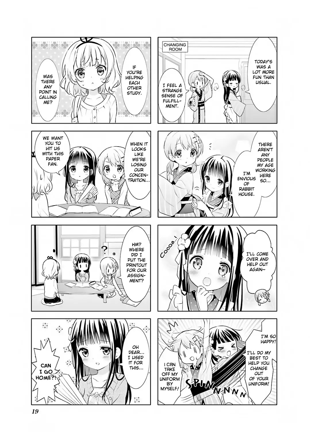 Gochuumon wa Usagi Desu ka? chapter 28 page 4