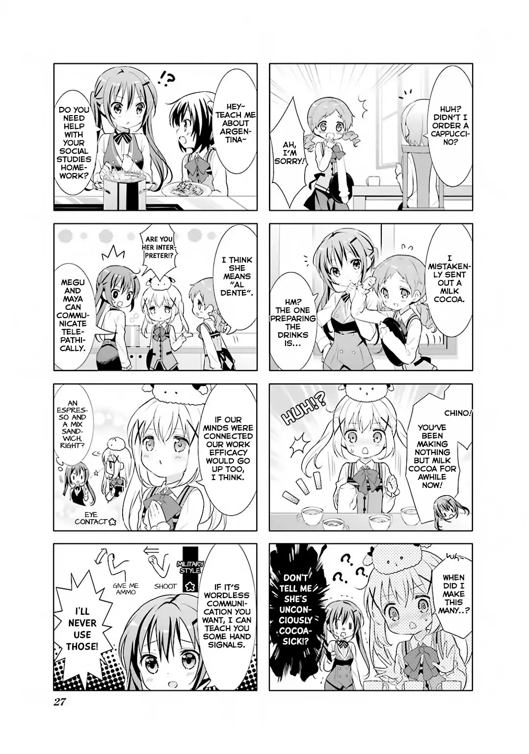Gochuumon wa Usagi Desu ka? chapter 29 page 4