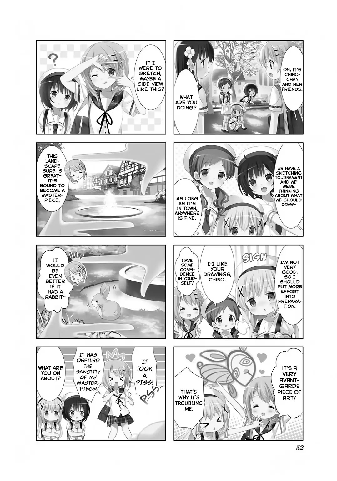Gochuumon wa Usagi Desu ka? chapter 32 page 3
