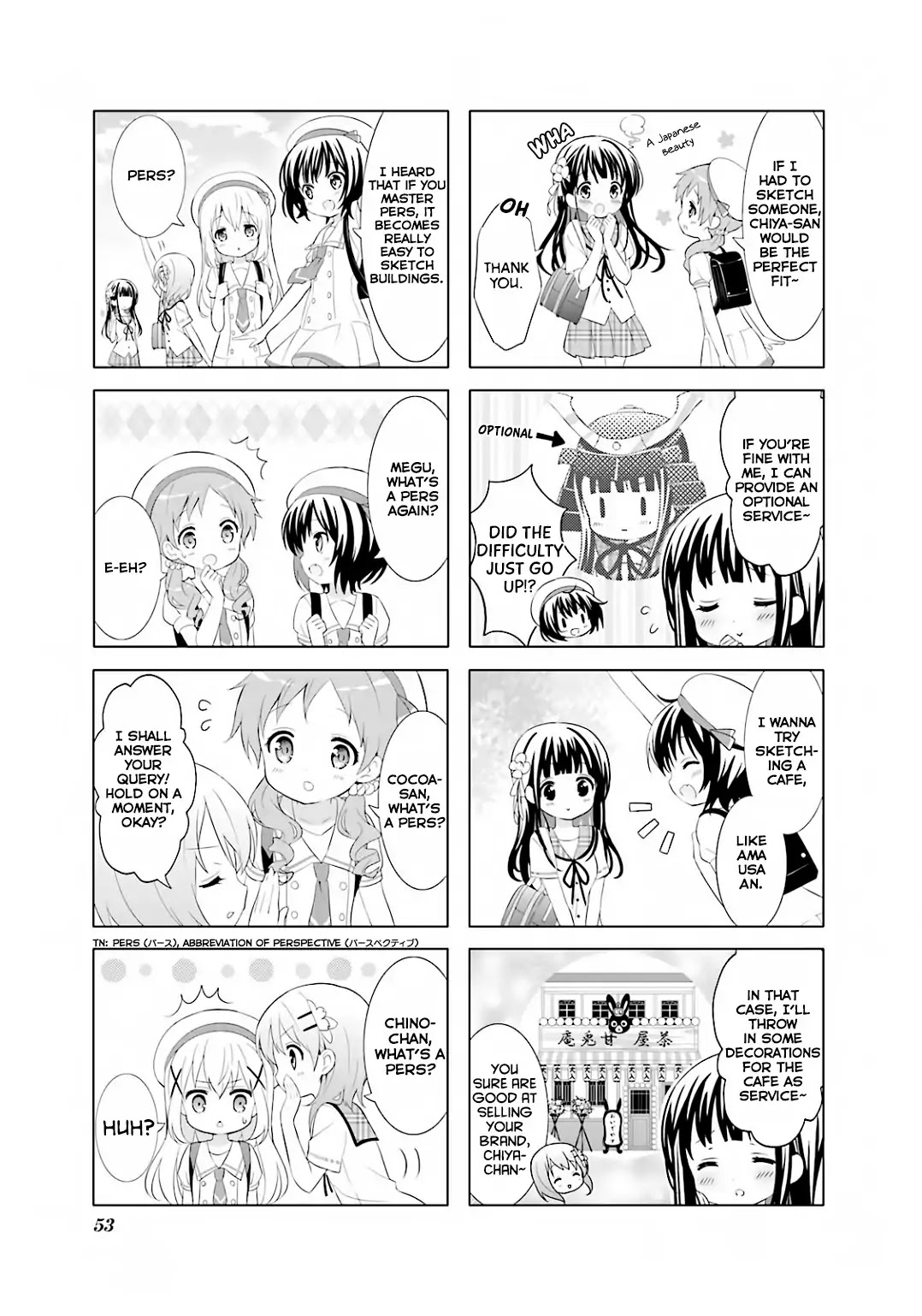 Gochuumon wa Usagi Desu ka? chapter 32 page 4