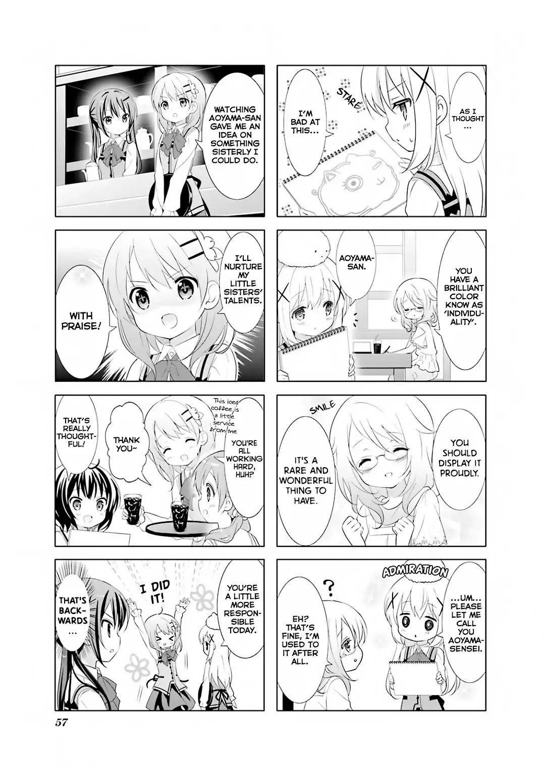 Gochuumon wa Usagi Desu ka? chapter 32 page 8