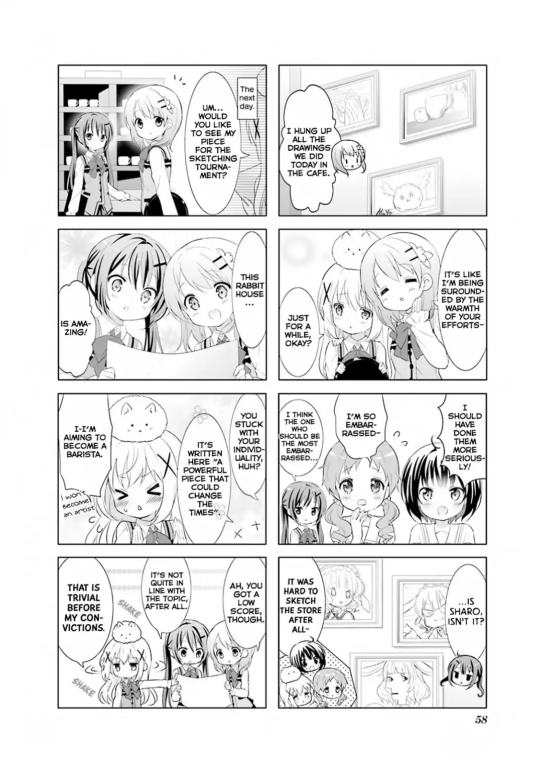 Gochuumon wa Usagi Desu ka? chapter 32 page 9