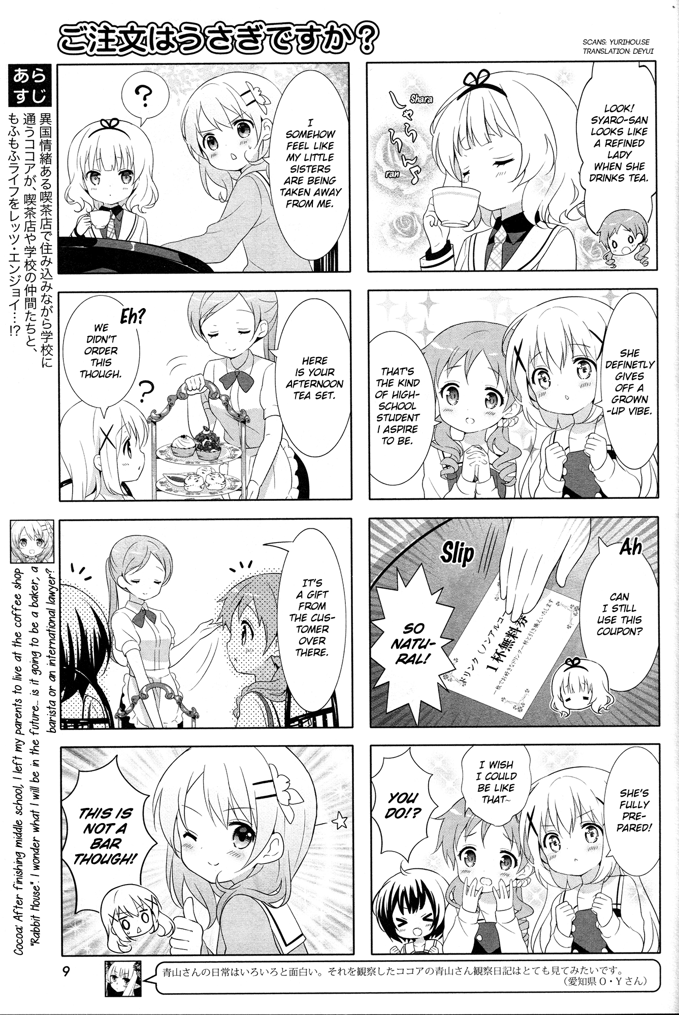 Gochuumon wa Usagi Desu ka? chapter 39 page 3