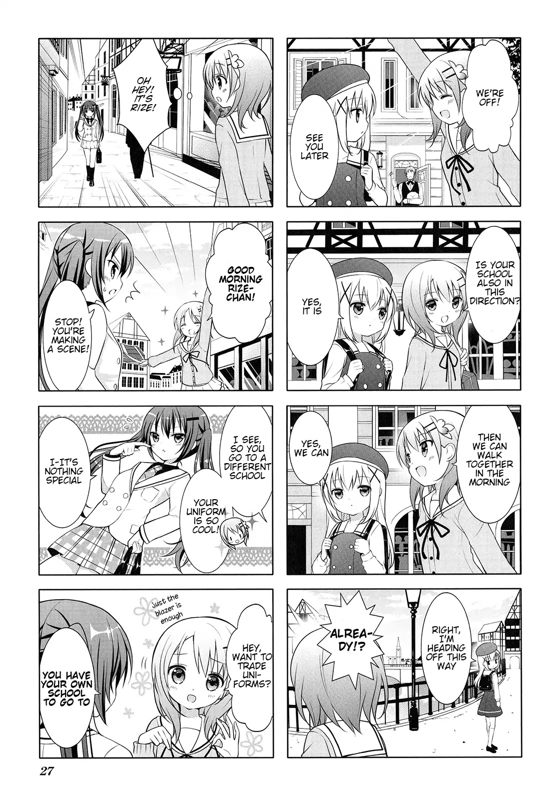 Gochuumon wa Usagi Desu ka? chapter 4 page 3