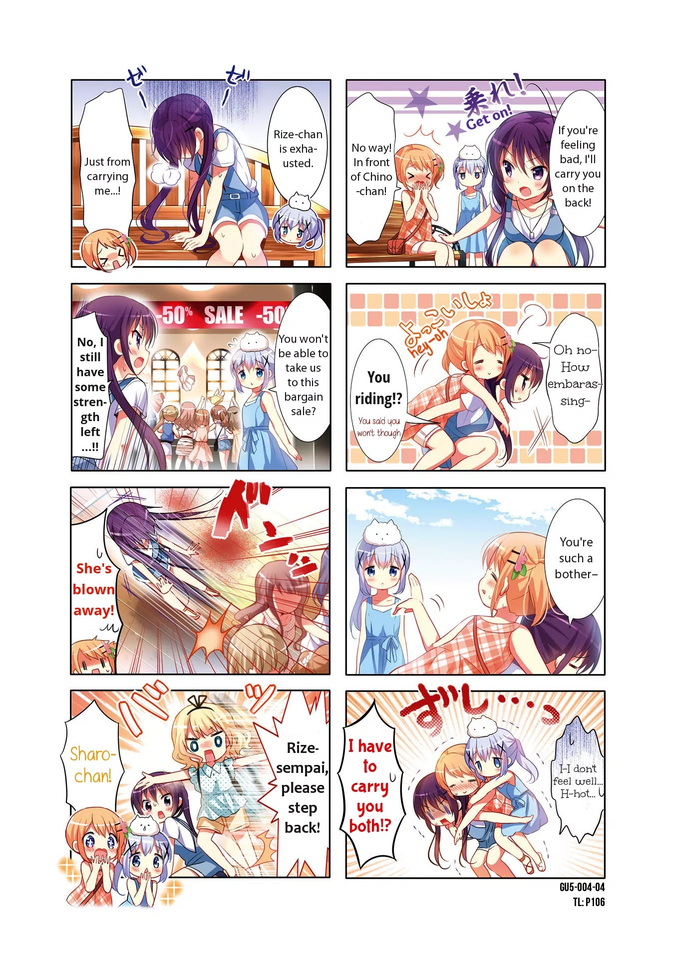 Gochuumon wa Usagi Desu ka? chapter 53 page 4