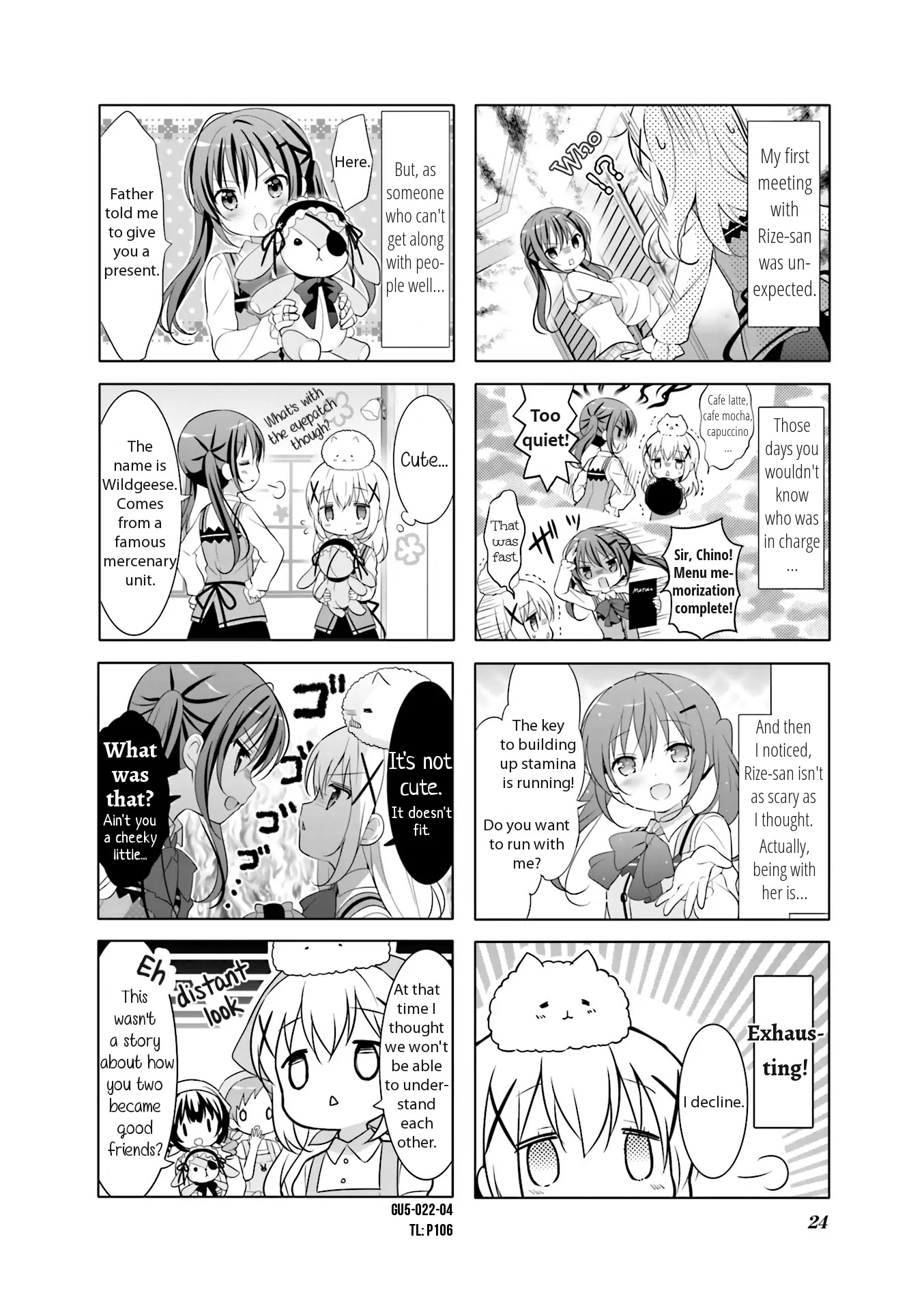 Gochuumon wa Usagi Desu ka? chapter 55 page 4