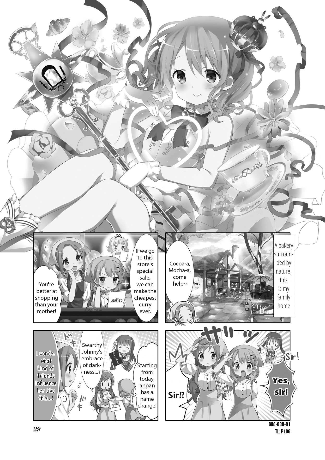 Gochuumon wa Usagi Desu ka? chapter 56 page 1