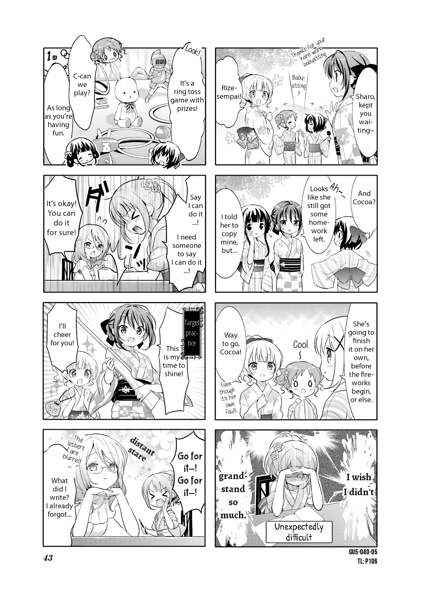 Gochuumon wa Usagi Desu ka? chapter 57 page 5