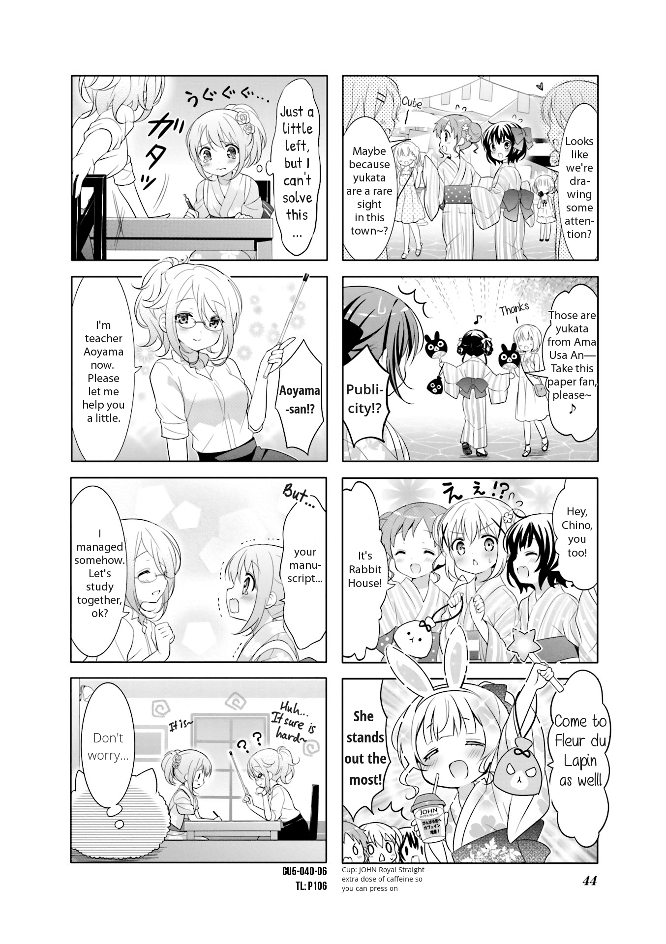 Gochuumon wa Usagi Desu ka? chapter 57 page 6