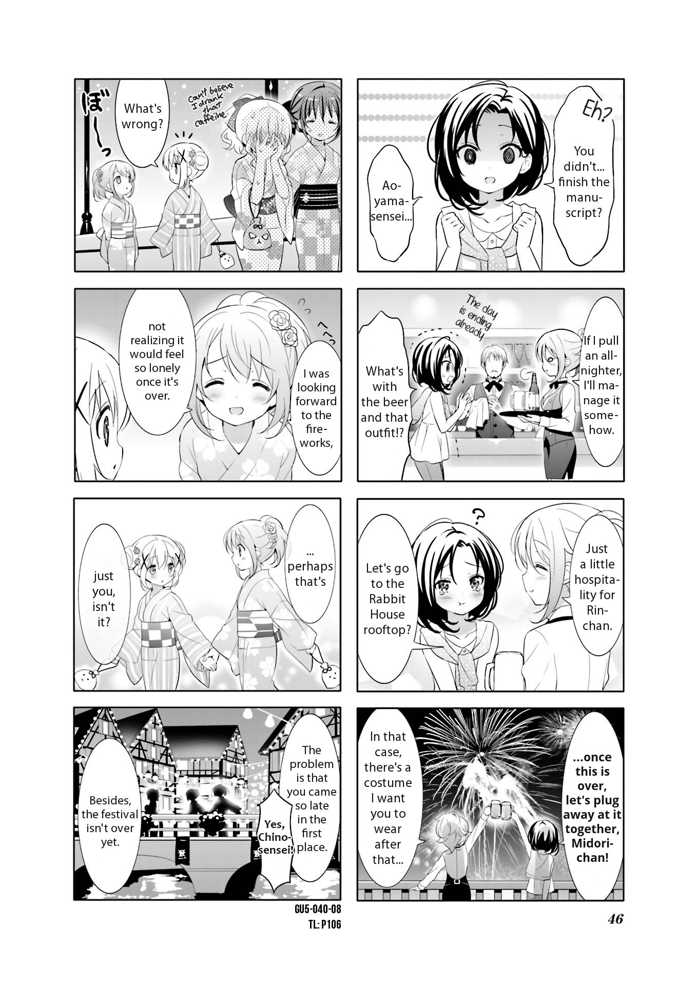 Gochuumon wa Usagi Desu ka? chapter 57 page 8