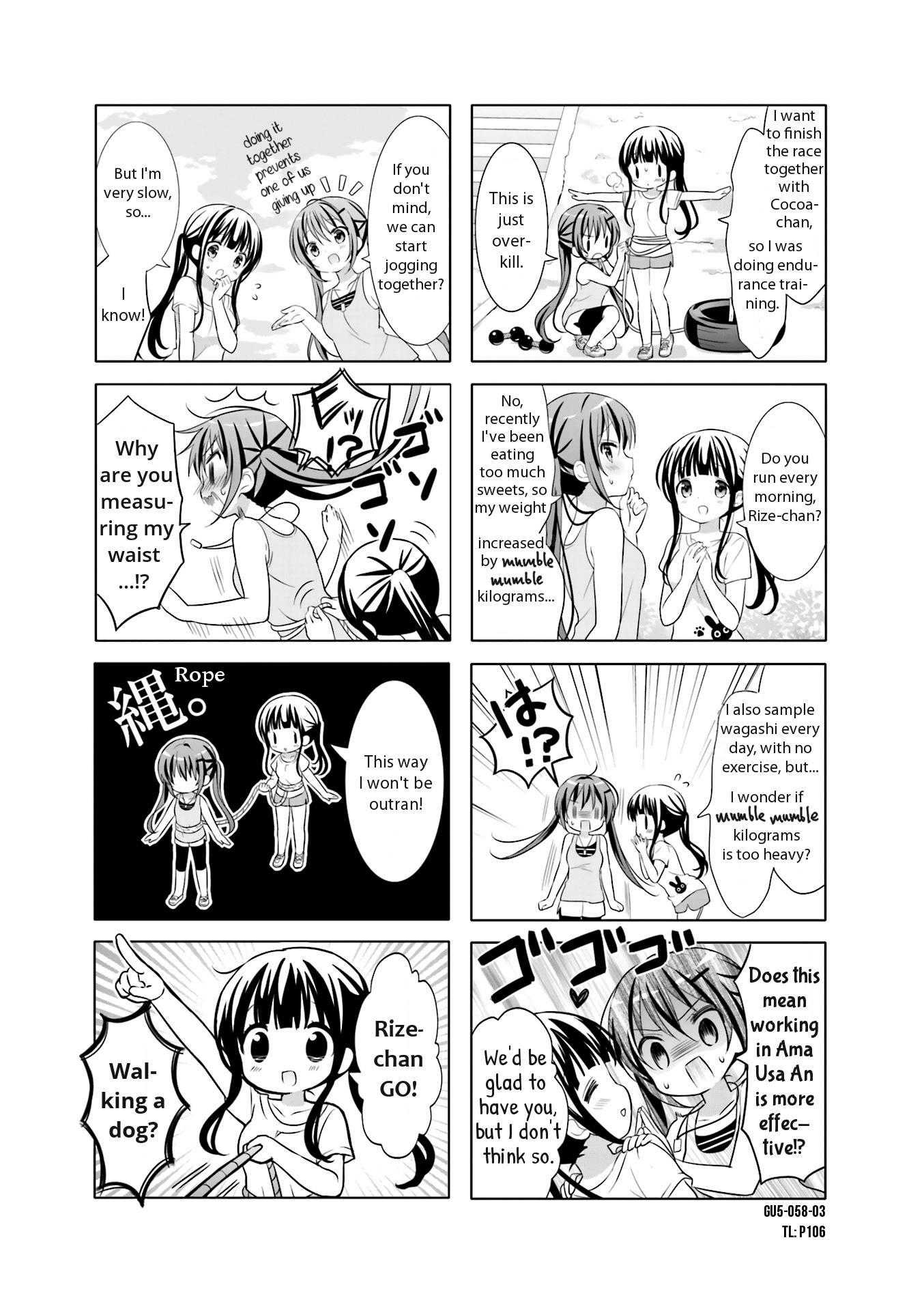 Gochuumon wa Usagi Desu ka? chapter 59 page 3