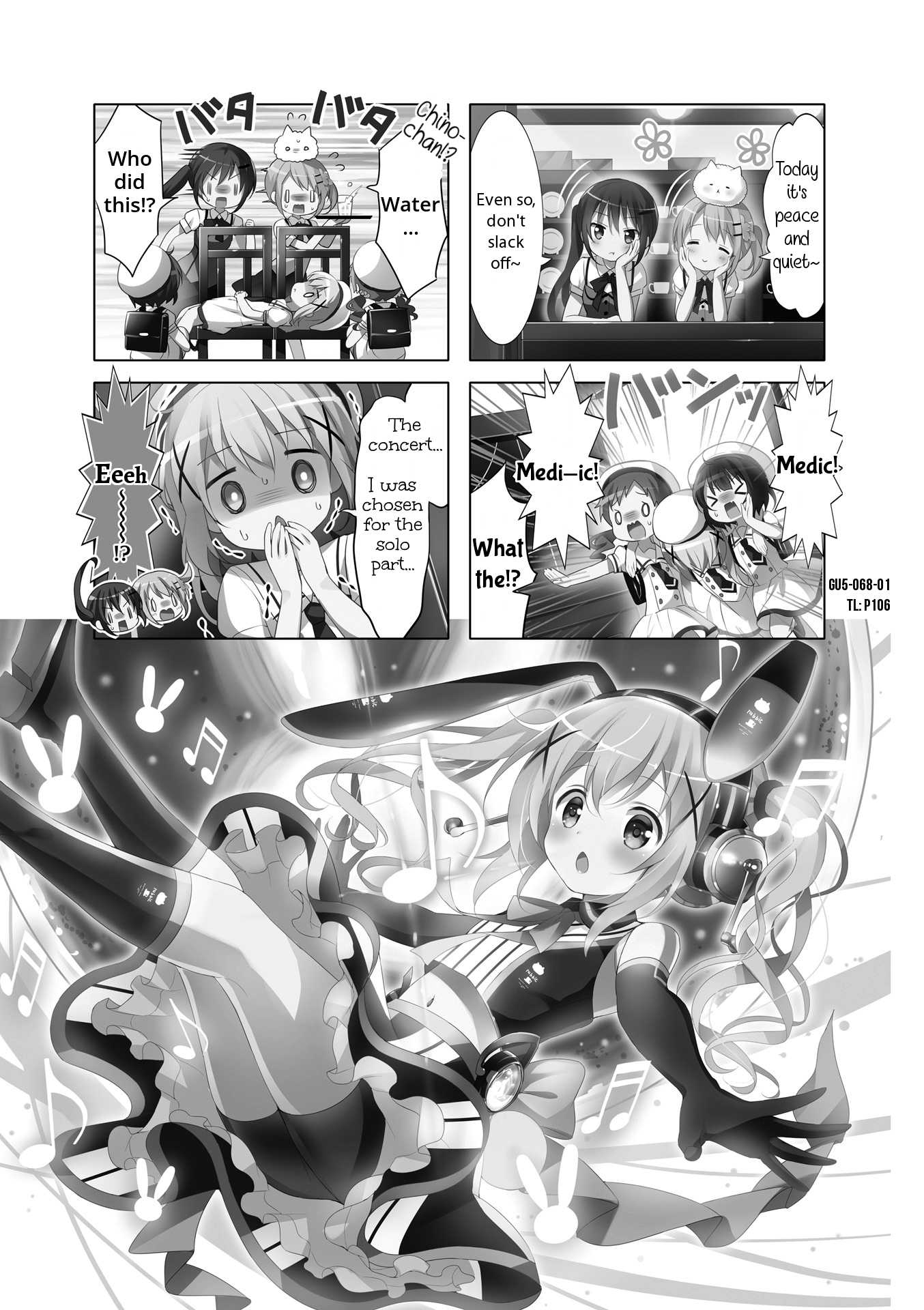 Gochuumon wa Usagi Desu ka? chapter 60 page 1