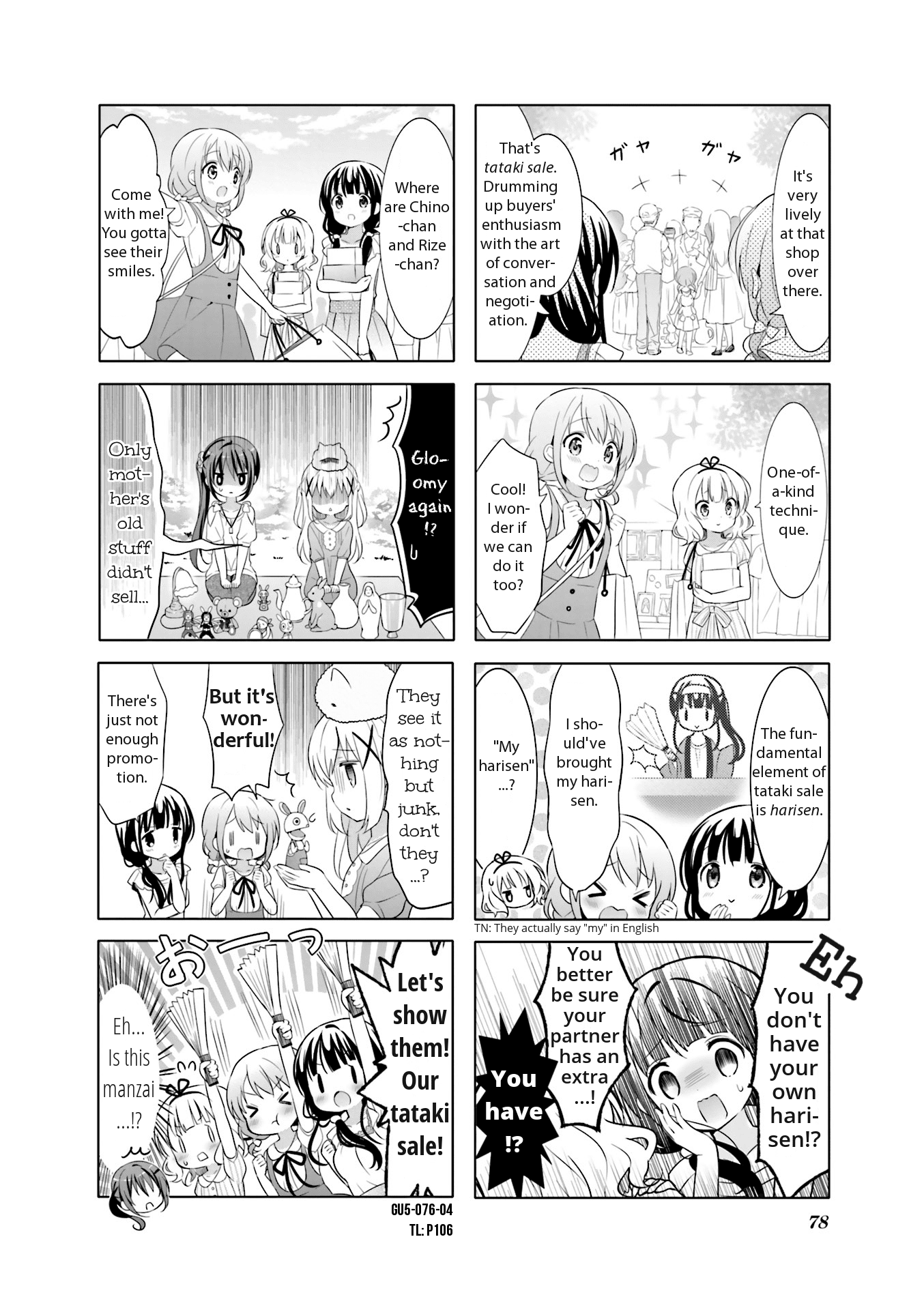 Gochuumon wa Usagi Desu ka? chapter 61 page 4