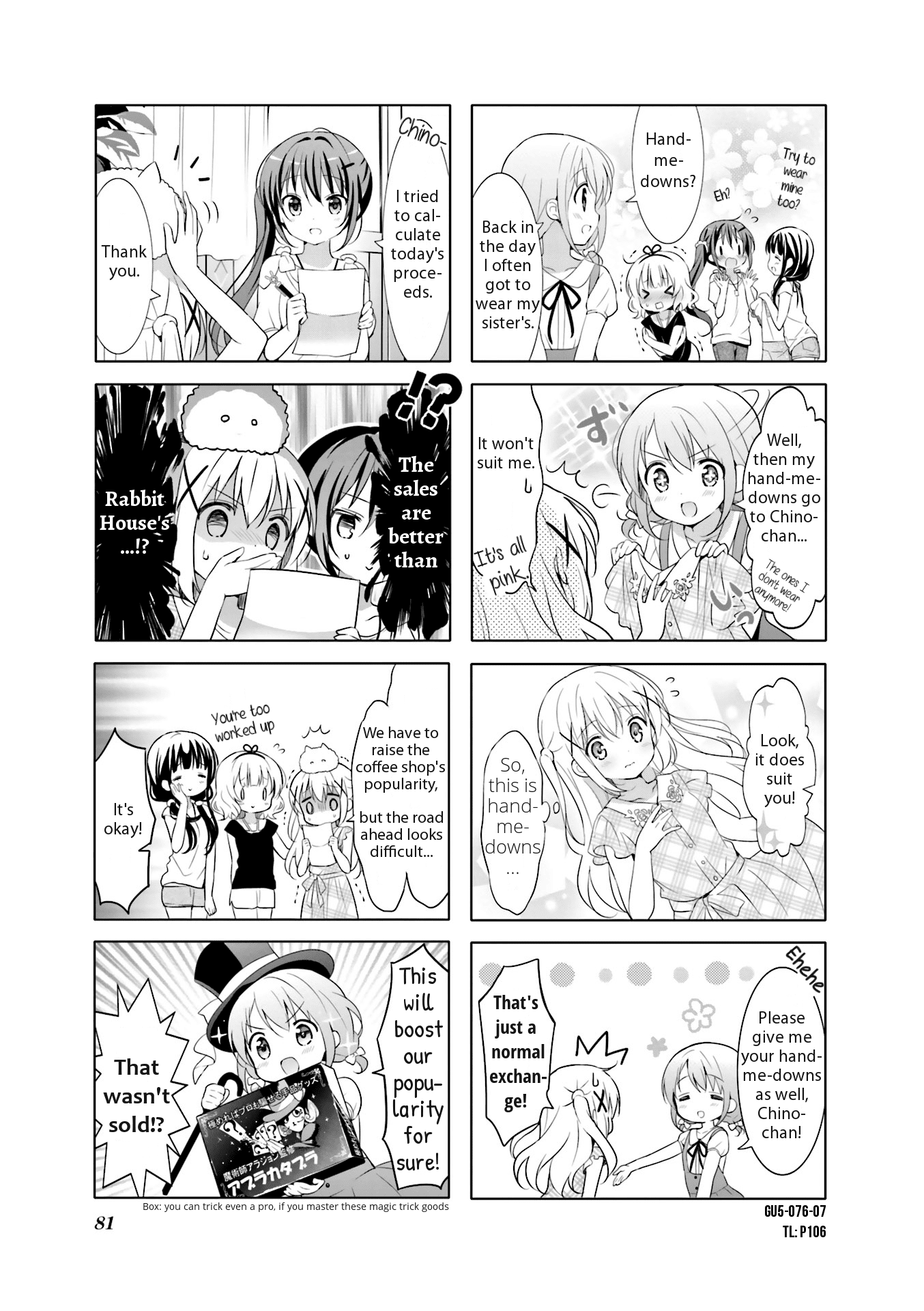 Gochuumon wa Usagi Desu ka? chapter 61 page 7