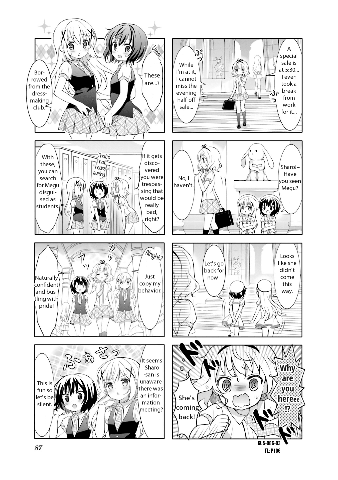 Gochuumon wa Usagi Desu ka? chapter 62 page 3