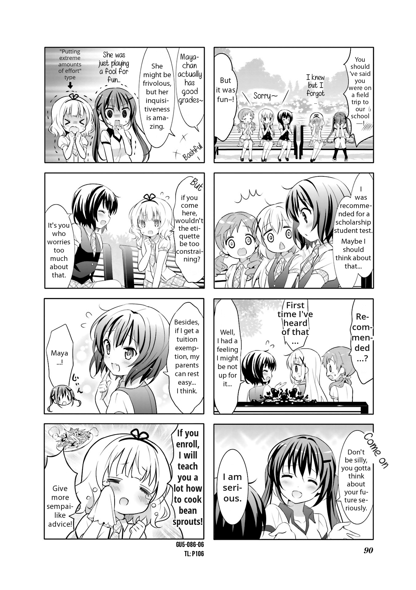 Gochuumon wa Usagi Desu ka? chapter 62 page 6