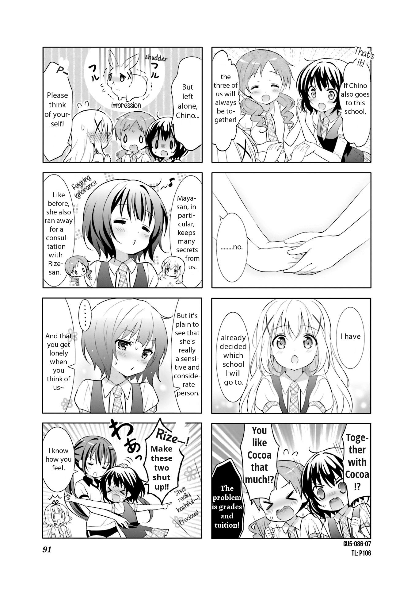 Gochuumon wa Usagi Desu ka? chapter 62 page 7