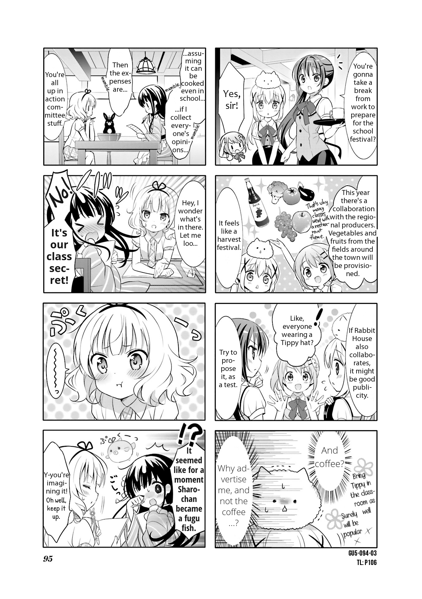 Gochuumon wa Usagi Desu ka? chapter 63 page 3