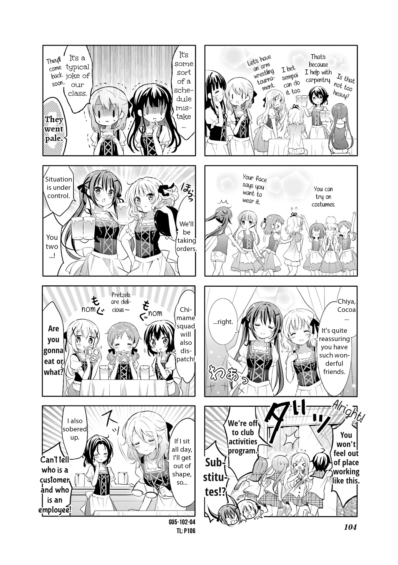 Gochuumon wa Usagi Desu ka? chapter 64 page 4