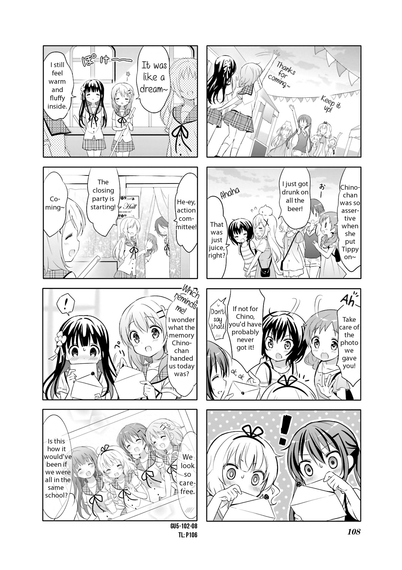 Gochuumon wa Usagi Desu ka? chapter 64 page 8