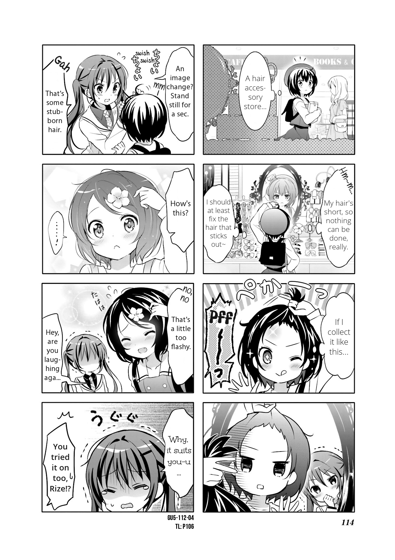 Gochuumon wa Usagi Desu ka? chapter 65 page 4