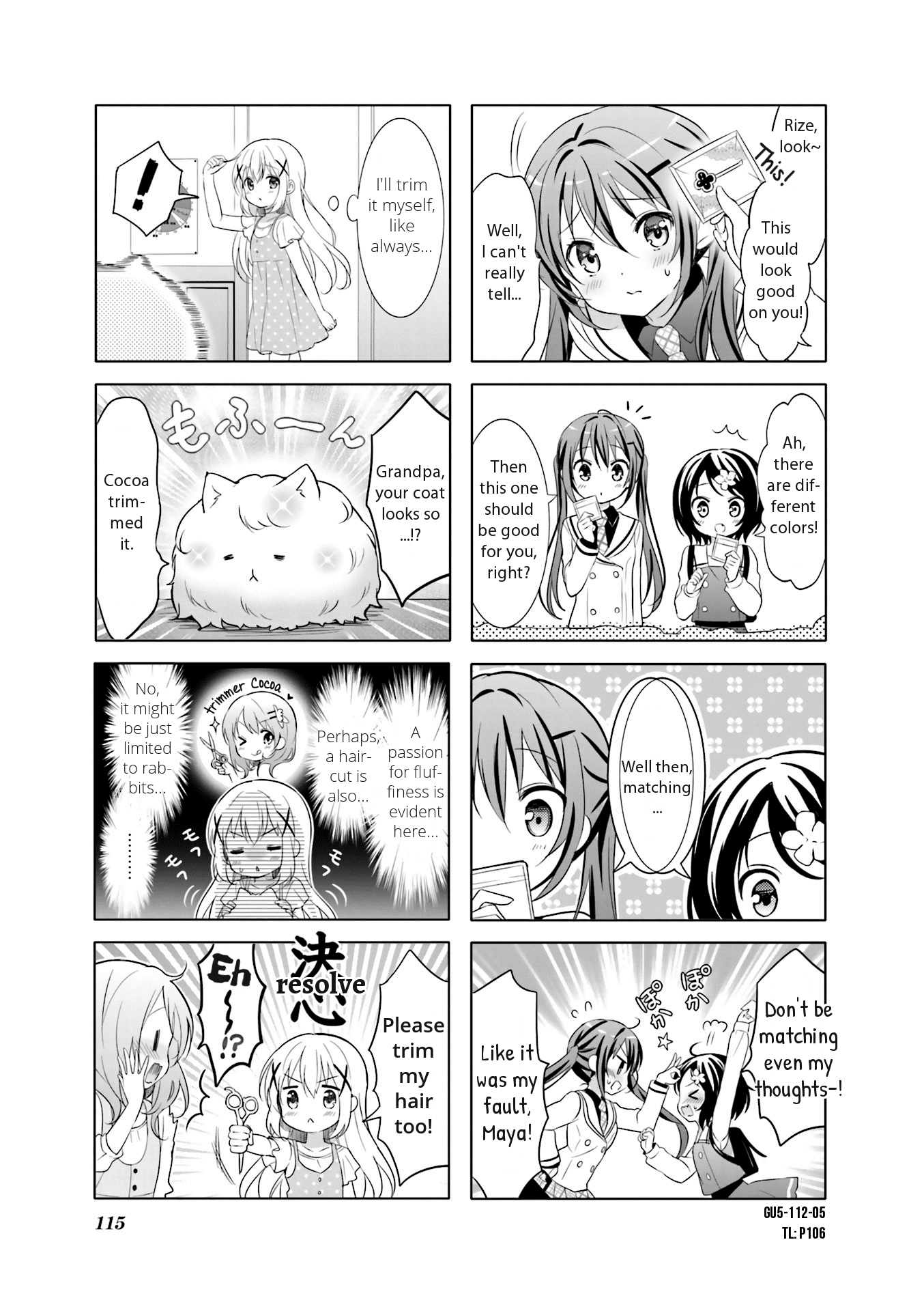 Gochuumon wa Usagi Desu ka? chapter 65 page 5