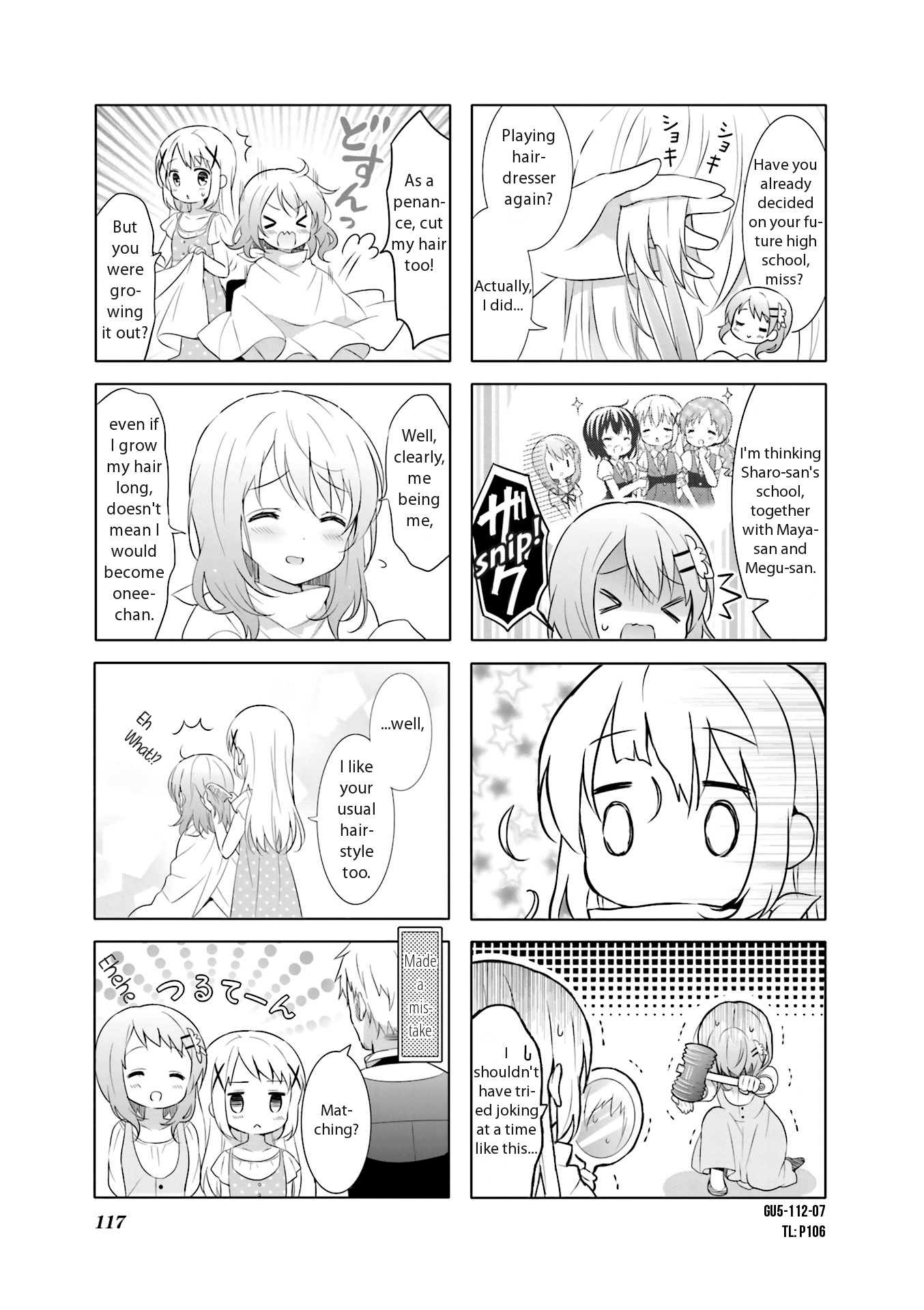 Gochuumon wa Usagi Desu ka? chapter 65 page 7