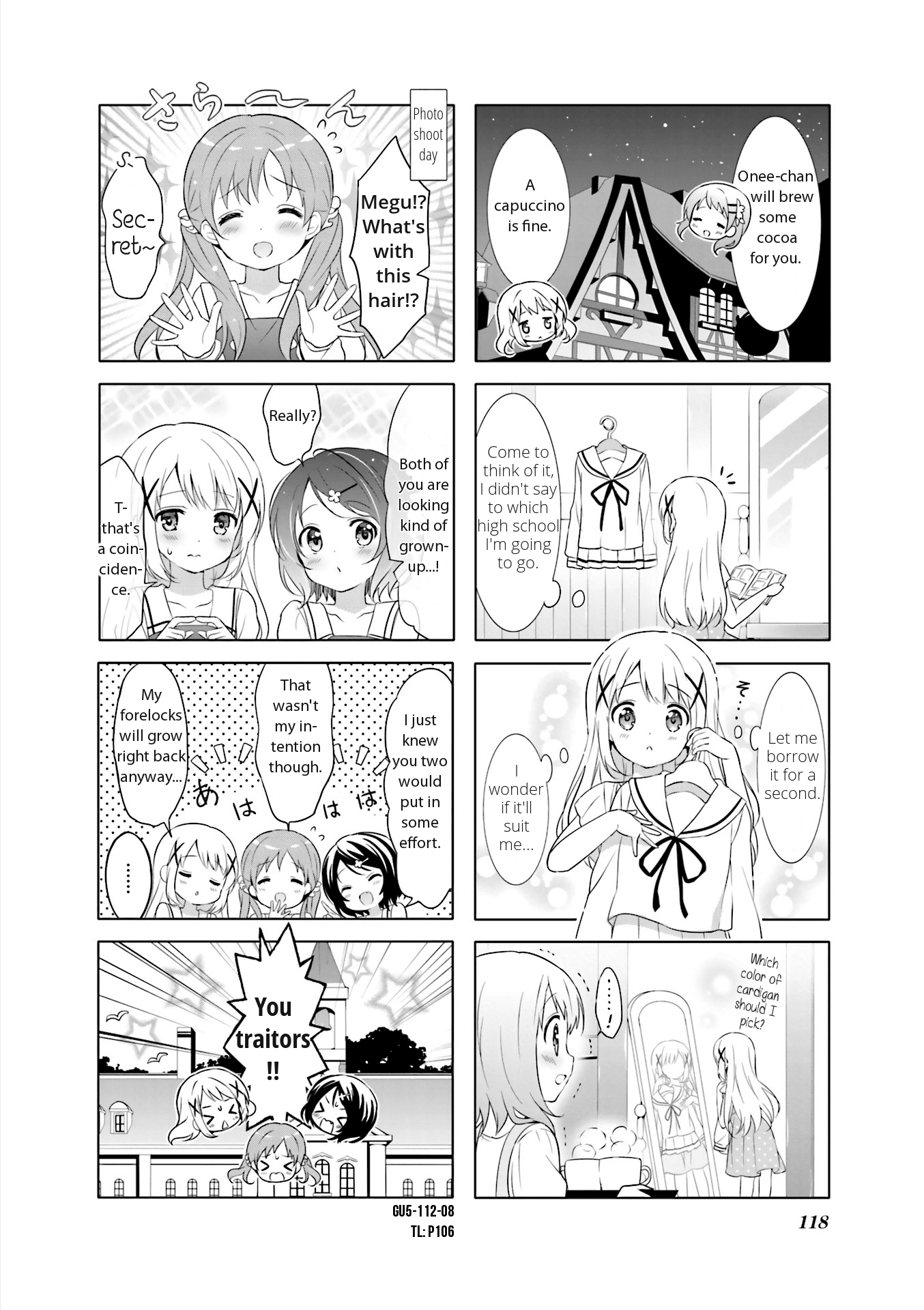 Gochuumon wa Usagi Desu ka? chapter 65 page 8