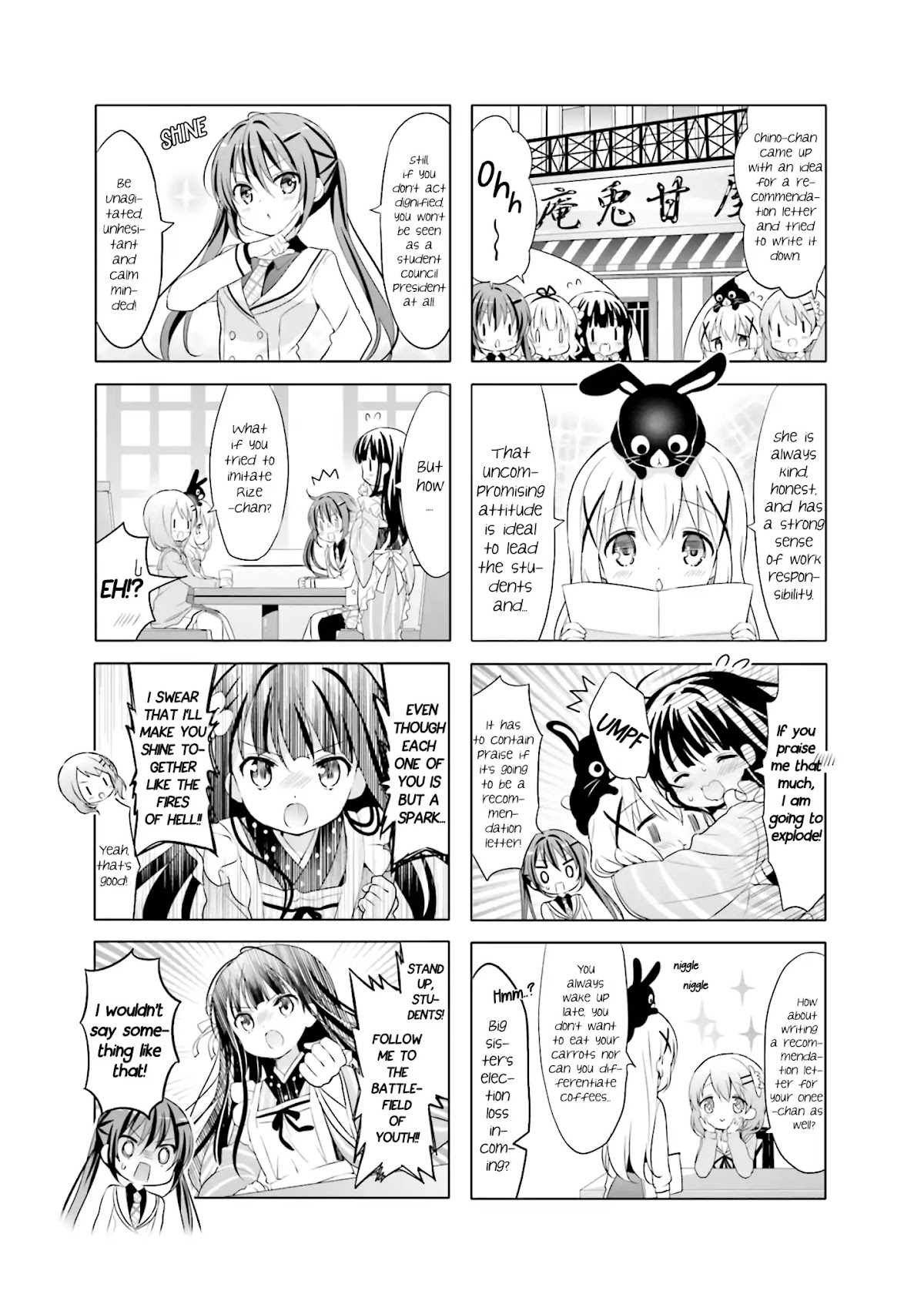 Gochuumon wa Usagi Desu ka? chapter 73 page 3